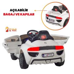 Uj Toys Jagor Uzaktan Kumandalı Akülü Araba 12V-Beyaz