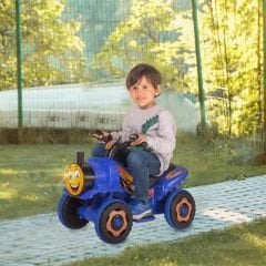 Uj Toys Müzikli ve Led Işıklı Akülü Atv 6V Buddy-Beyaz Prenses