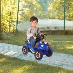 Uj Toys Müzikli ve Led Işıklı Akülü Atv 6V Karınca-Siyah