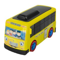 Uj Toys Sesli ve Işıklı Çarp Dön Sevimli Okul Otobüsü-Sarı