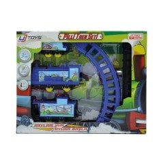 Uj Toys Pilli Tren Seti-Mavi