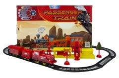 Uj Toys İstasyonlu Tren Seti-Kırmızı