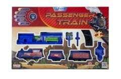 Uj Toys İstasyonlu Tren Seti-Mavi