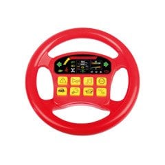 Uj Toys Kutulu Müzikli ve Işıklı Direksiyon-Kırmızı