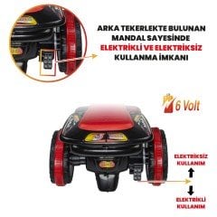 Uj Toys Uzaktan Kumandalı Akülü Atv 6V Safari-Siyah