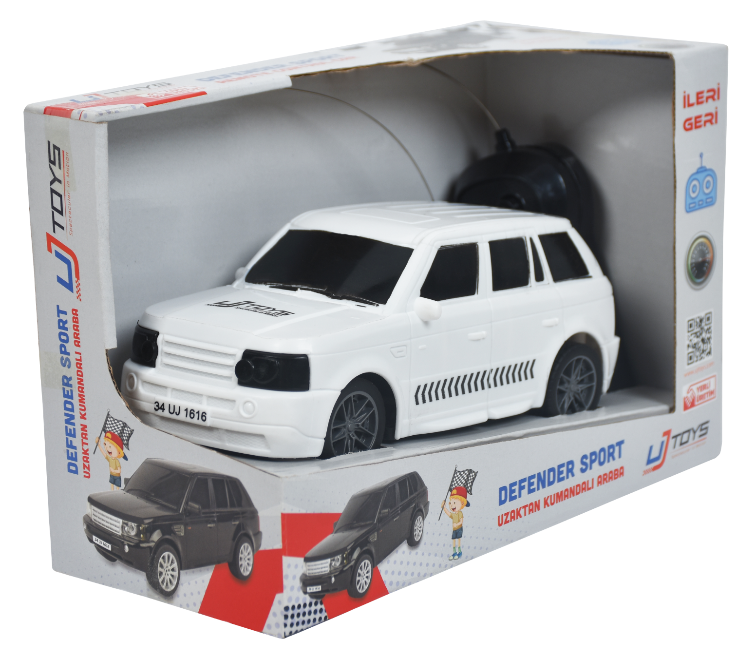 Uj Toys Defender Uzaktan Kumandalı Araba-Beyaz