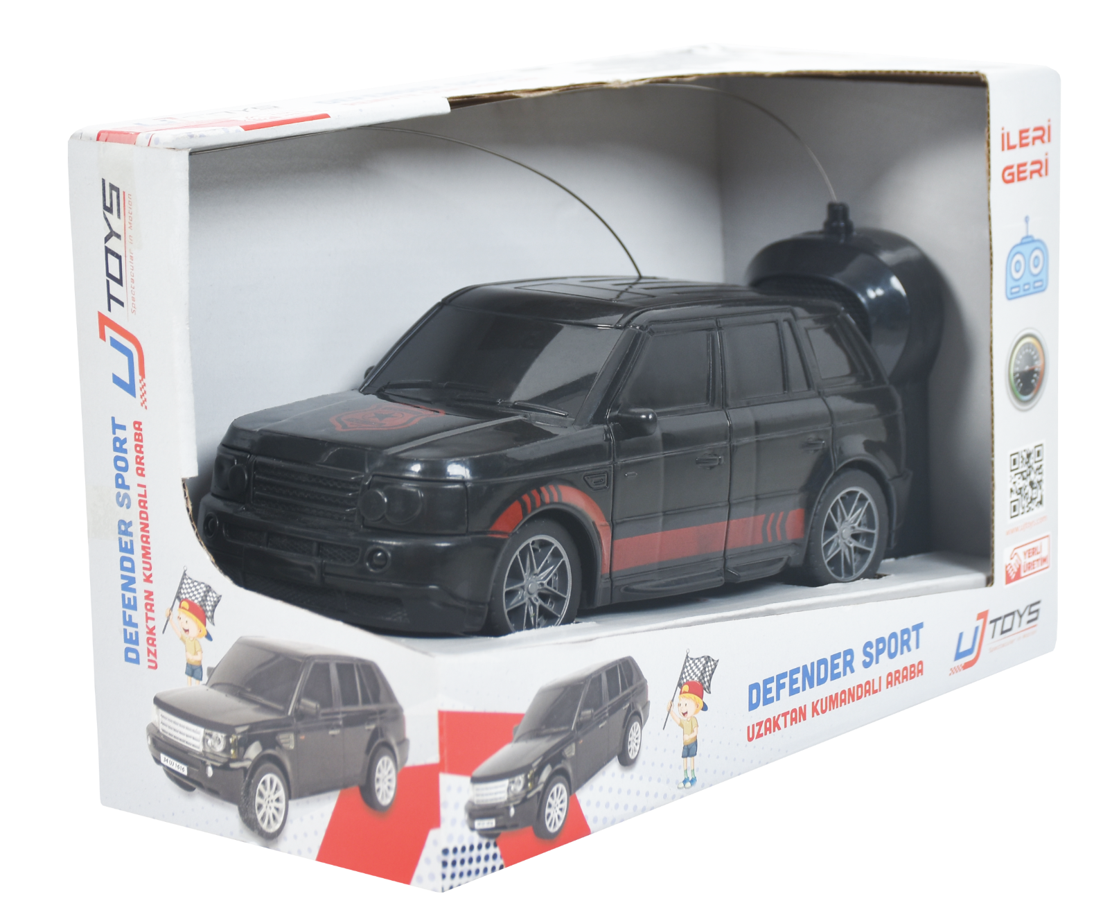 Uj Toys Defender Uzaktan Kumandalı Araba-Siyah