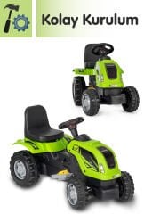 UJTOYS - YEŞİL AKÜLÜ 6V TRAKTÖR