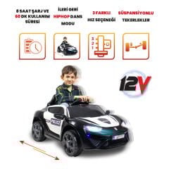 Uj Toys Jagor Uzaktan Kumandalı Akülü Araba 12V-POLIS
