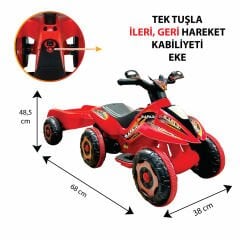 Uzaktan Kumandalı Akülü Römorklu Safari