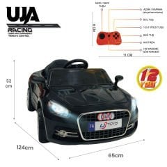 Uj Toys UJA Uzaktan Kumandalı Akülü Araba Siyah