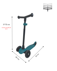 UJ TOYS 3 TEKERLEKLİ SCOOTER Yeşil