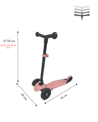 UJ TOYS 3 TEKERLEKLİ SCOOTER Pembe