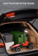 UJ TOYS  LED IŞIKLI UZAKTAN KUMANDALI AKÜLÜ ARABA GO KART 12 V