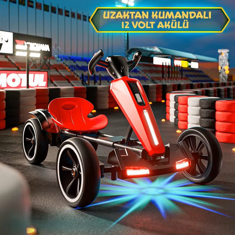UJ TOYS  UZAKTAN KUMANDALI AKÜLÜ ARABA GO KART 12 V